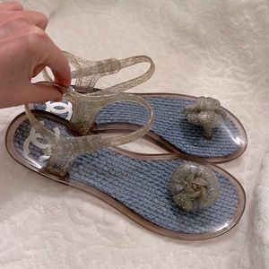 CHANEL summer flower 🌸 jelly sandals